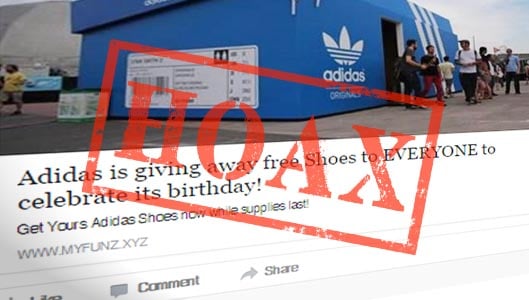 Is Adidas giving away free shoes on 