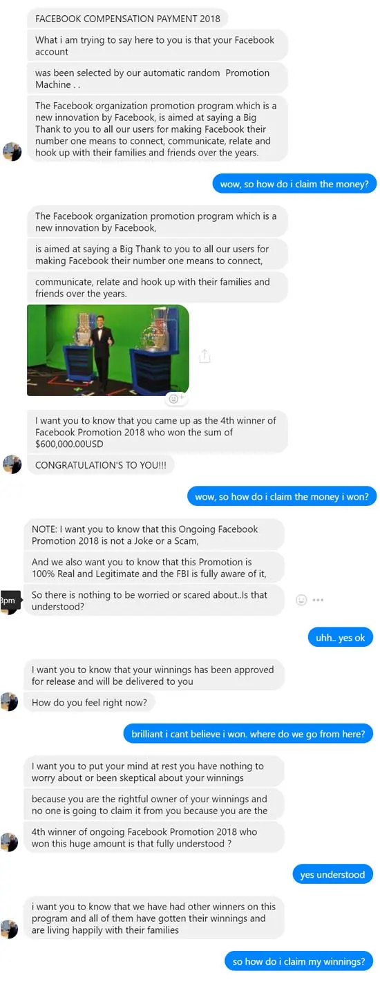 A Facebook Lottery Scammer Contacted Us This Is Our Conversation Thatsnonsense Com